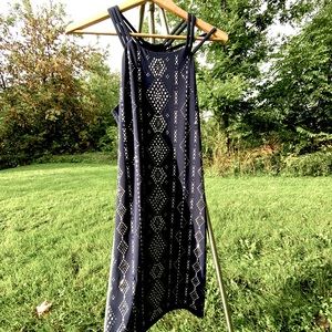 Navy Blue Cocktail Dress